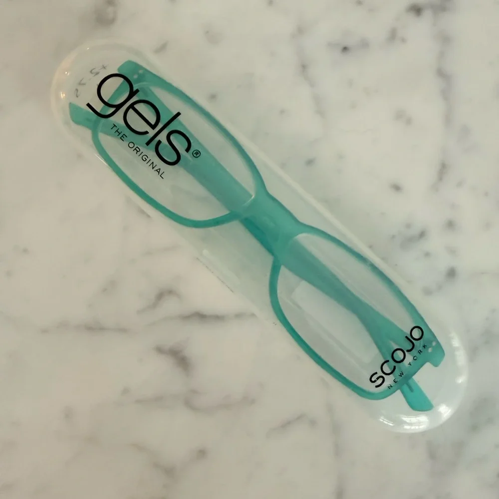 Scojo New York Gels Manhattan Reading Glasses Matt Jungle Green +2.75
